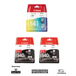 Canon PG-540XL & CL-541XL Black & Colour Ink Cartridges For Pixma MG3650 Printer