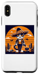 Coque pour iPhone XS Max Jeux vidéo amusants Cinco De Mayo chat noir Kids Let's Fiesta