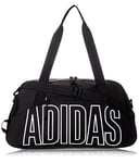 adidas Unisex-Adult Graphic Duffel Bag, Black/White, One Size