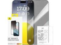 Baseus Diamond Iphone 15 Pro Max Privacy Tempered Glass