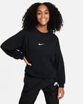 Nike Sportswear Dri-FIT sweatshirt med rund hals til store barn (jente)