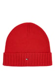 Tommy Hilfiger Essential Flag Cotton & Cashmere Knit Beanie Hat