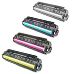 Compatible Multipack HP Colour LaserJet Enterprise Flow MFP M681z Printer Toner Cartridges (4 Pack) -CF450A