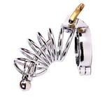 Chastity Metal Cage With Penis Plug 11,5 cm