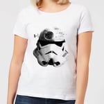 T-Shirt Femme Command Stormtrooper Étoile de la Mort Star Wars Classic - Blanc - XL - Blanc
