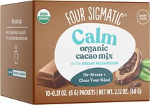 Four Sigmatic Mushroom Cacao Mix with Reishi, 60 g, 10 Packets