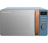 RUSSELL HOBBS Scandi RHMD714BL Solo Microwave - Blue, Blue