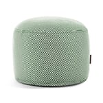 Mini Capri sittpuff rund utemöbler (Färg: Green)