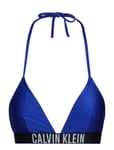 Triangle-Rp Swimwear Bikinis Bikini Tops Triangle Bikinitops Blue Calvin Klein