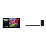 Panasonic TX-48MZ700B, 48 Inch 4K Ultra HD OLED Smart 2023 TV with SC-HTB600EBK Home Theatre Soundbar with Bluetooth and Dolby Atmos
