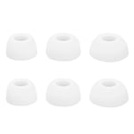6 Pairs Silicone Ear Tips for Anker Soundcore Life P2 Earphones L/M/S White