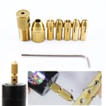 0.5 3mm Copper Mini Electric Drill Bit Collet Chuck Set 2 Mm Clamp