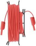 Metrel A 1640 Câble de mesure de sécurité, fiche banane 4 mm, 4 mm, 20 m, rouge, 1 pièce