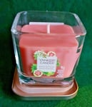 NEW! YANKEE CANDLE - JASMINE & POMELO - SMALL 1-WICK SQUARE JAR CANDLE - 96g