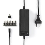 Nedis Universal AC Power Adapter | 60 W | 6 - 16 V DC | 1.10 m | 5.0 - 5.2 A | 8 plug(s) | Sort