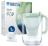 BRITA Water Filter Jug Style Eco Green (2.4 L) Includes 1 Maxtra Pro 