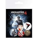 Uncharted 4: A Thief's End Badge Pack Promo Merch NEW