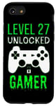 iPhone SE (2020) / 7 / 8 Level 27 Unlocked Gamer - Funny Gamer 27th Birthday Case