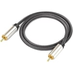 Câbles Rca - Câble Coaxial Audio Numérique Hifi 5.1 Spdif Vers Mâle Vidéo Composite (taille : 1