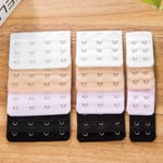 BH Förlängare 2 Hakar/3 Hakar/4 Hakar, BH Band Förlängningar - 12 Pack (Svart, Vit, Beige, Rosa)$BH Förlängare 2 hakar / 3 hakar / 4 hakar, Mjuk och