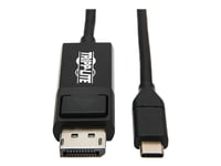 Eaton Tripp Lite Series Usb C To Displayport Adapter Cable Usb 3.1 Gen 1 Locking 4K Usb Type-C To Dp, Usb C To Dp, 3Ft - Displayport-Kabel - 24 Pin Usb-C (Hane) Vändbar Till Displayport (Hane) Låst - Usb 3.1 Gen 1 / Thunderbolt 3 / Displayport 1.2 -