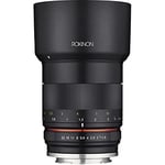 Rokinon 85mm f/1.8 Manual Focus Lens for Sony E Mount Nex Series Cameras - Black