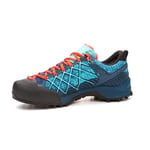 Salewa Women's WS Wildfire Gore-TEX Low Rise Hiking Boots, Poseidon/Capri, 5.5 UK