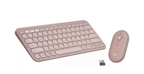 Logitech Pebble 2 Combo - Keyboard (K380S)  & Mouse (M350S) Pink - BNIB