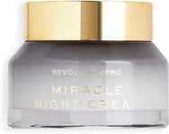 Revolution Pro Miracle Night Cream, Smoother, Plumper & Younger-Looking Skin, R
