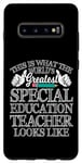Coque pour Galaxy S10+ This Is the World's Greatest SPED Special Education Teacher