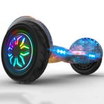 QINGMM Hoverboard,Self Balancing Vehicle,Supports App Remote Control And Bluetooth Music Electric Scooter,Child Adult Leisure Out of Travel Tools,starry sky