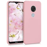 kwmobile TPU Case Compatible with Nokia 6.2 - Case Soft Slim Smooth Flexible Protective Phone Cover - Rose Gold Matte