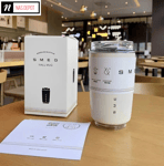 SMEG Thermos Coffee Mug Stainless Steel Travel Mug Water Bottle Insulated NEW UK