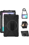 ExtremePC Heavy Duty Rugged Shockproof Drop Protection Tablet Case For Samsung Galaxy Tab Active Pro Black