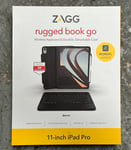 ZAGG Keyboard Rugged Book Go Apple iPad Pro 11" 1st Gen Black QWERTY NORDIC