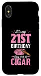 iPhone X/XS It's My 21st Birthday Buy Me A Cigar Themed Birthday Party Case