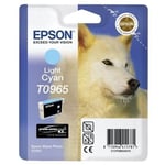 Epson T0965 - 11.4 ml - cyan clair - original - blister - cartouche d'encre - pour Stylus Photo R2880