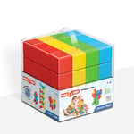 Geomag Jeux de Construction Magnétique pour enfants Magicube - Jouets éducatifs pour Garçons et Filles 100% Recyclé - 24 Cubes Magnétiques Collection Green