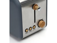 Toster Platinet Platinet Electric Toaster Velvet Wooden Gray [45466]
