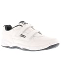 Gola Mens Trainers Belmont touch fastening Wide XL white Imitation Leather - Size UK 15