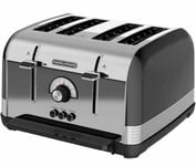 MORPHY RICHARDS Venture Retro 4 Slice Toaster Black-2Yrs Warranty-FREE DELIVERY