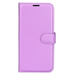 EIDERWOOD Xiaomi 15 Pro Konstläder Flip Fodral m. Korthållare & Ställfunktion - Lila