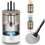Automatisk Makeupborste Rengörare Elektrisk Kosmetisk Borste Rengöringsmaskin Makeupborste Rengöringsverktyg Perfekt Present till Mamma, Fru