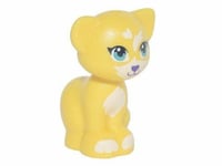 Friends Elves LEGO Minifigure Cat Sitting Yellow Animal Minifig Rare