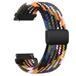 20mm flätat Solo Loop för Garmin Vivoactive 5/3/3 Music armband handledsband för Garmin VivoMove3/Trend/Sport Venu SQ/SQ2/2plus rem Denim Denim Denim Denim 20mm