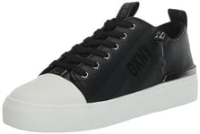 DKNY Women's Chaney lace-up Sneakers, Black, 5.5 UK