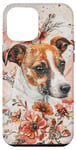 Coque pour iPhone 14 Pro Max Petit chien suisse décoratif aquarelle