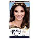 Clairol Nice'n Easy Crme Oil Infused Permanent Hair Dye 5 Medium Brown 177ml