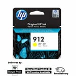 Genuine HP 912 Yellow Ink Cartridge for OfficeJet Pro 8024e All-in-One-INDATE