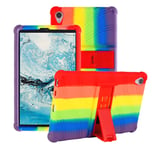YGoal Silicone Case for Lenovo Tab M8 - Light Weight Kids Friendly Soft Shock Proof Protective Cover for Lenovo Smart Tab M8 (MCOLOR)